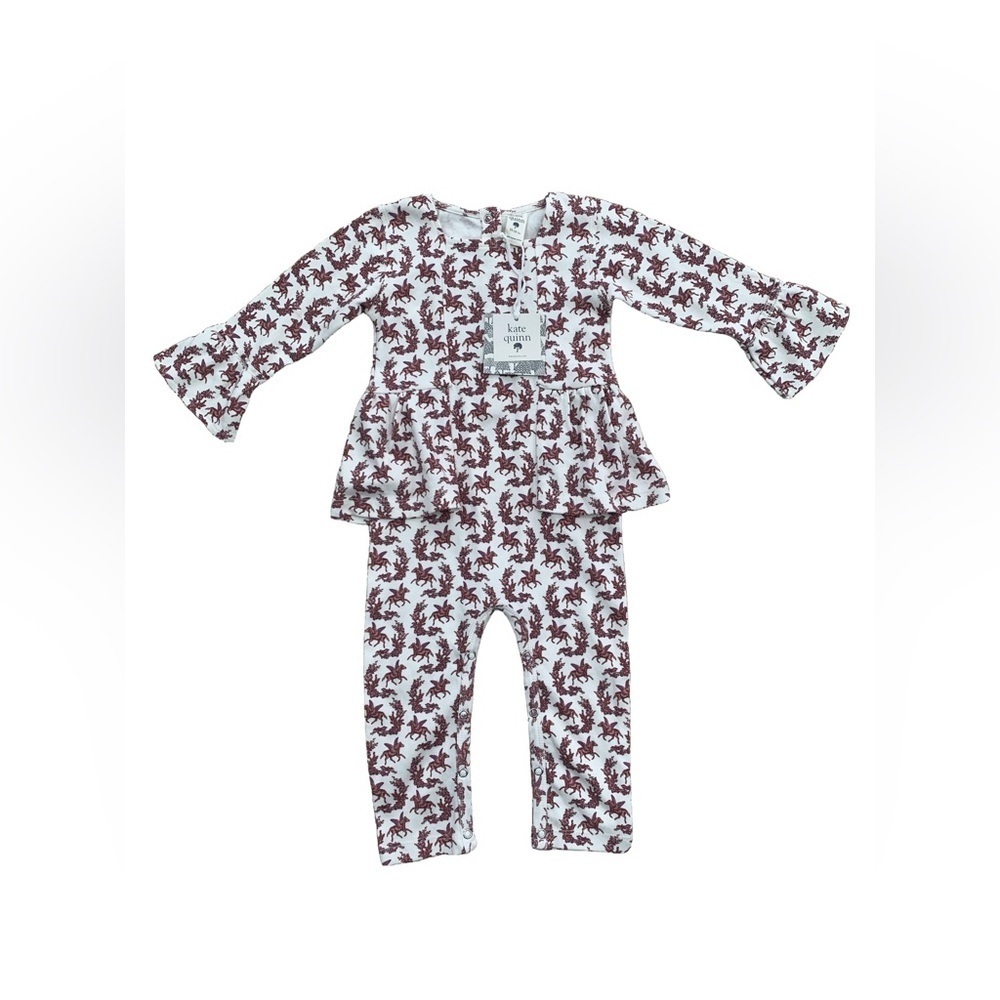 Kate Quinn NWT Size 18-24 Months Pegasus Bell Sleeve Ballerina Jumpsuit Romper